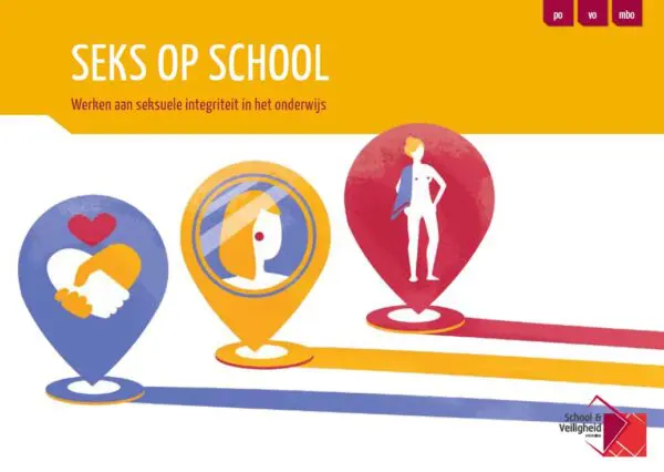 De cover van seksuele integriteit op school. School en Veiligheid