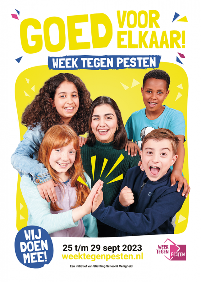 Week Tegen Pesten posters School en veiligheid