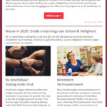 screenshot nieuwsbrief januari school & veiligheid